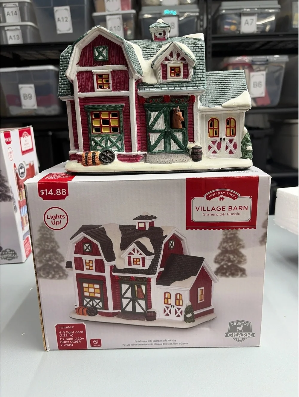 Holiday Time Barn Village Country Barn House 2018